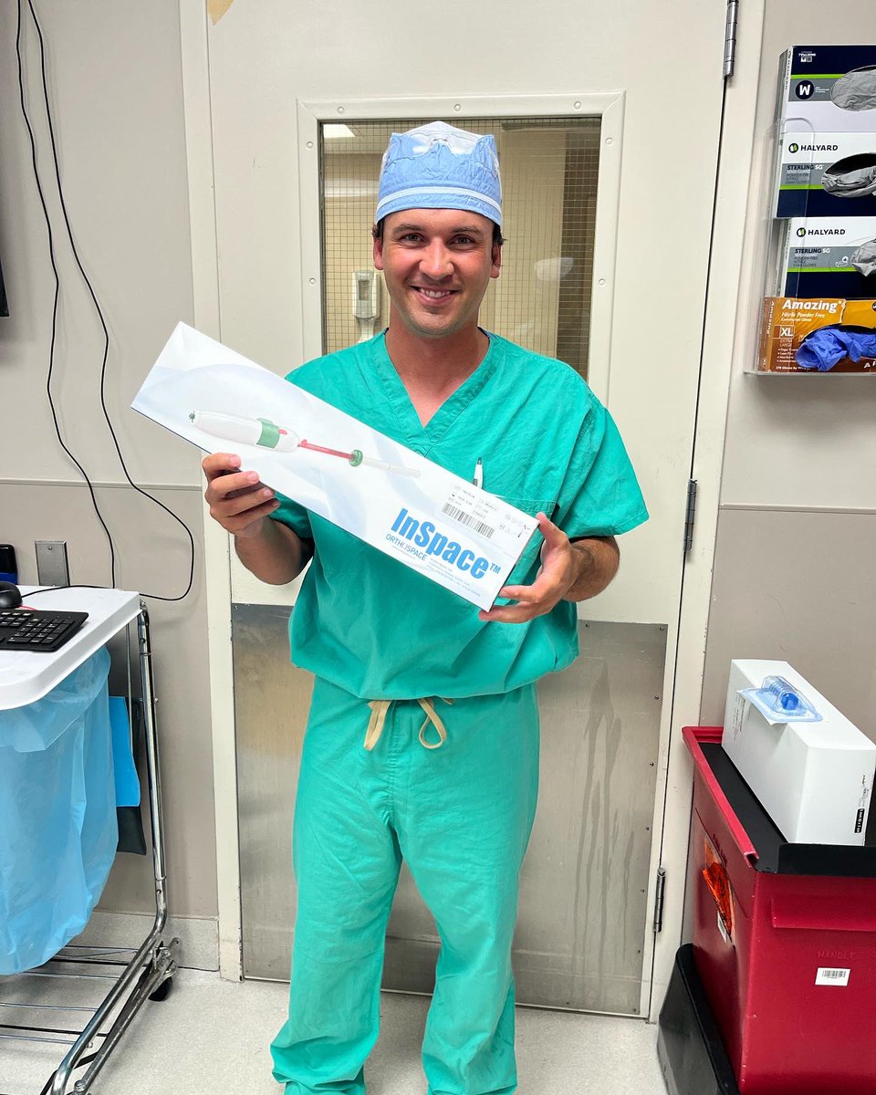 SpecialtyOrtho1's tweet image. Dr. Taylor Mathis performed the first Stryker InSpace subacromial balloon in the northern half of Mississippi. This is an exciting new minimally-invasive technique that can be an alternative to shoulder replacement.
#chooseSOG #SOGstrong #NoReferralNeeded