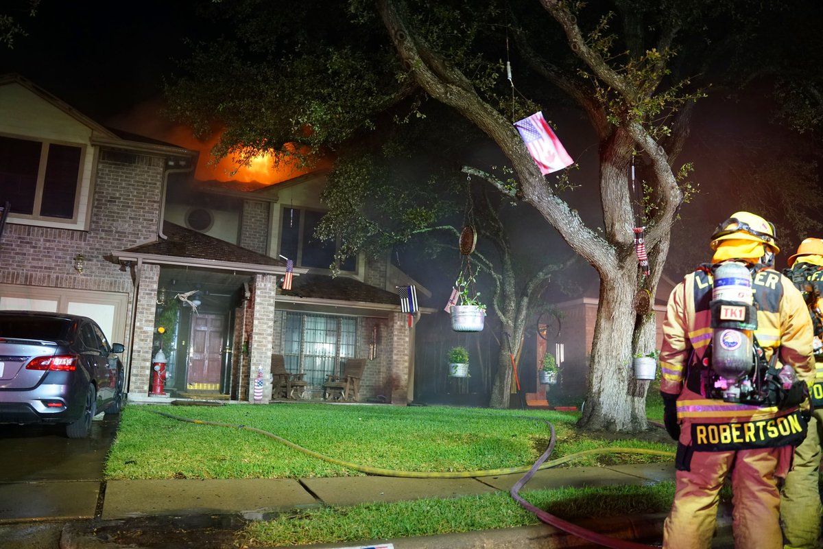 Units responded to a structure fire on Deercreek Lane shortly before midnight on Thursday, June 9, and found fire throughout a 2-story detached structure in the back yard of a 2-story house that was also on fire. Occupants were in the front yard when the fire department arrived.