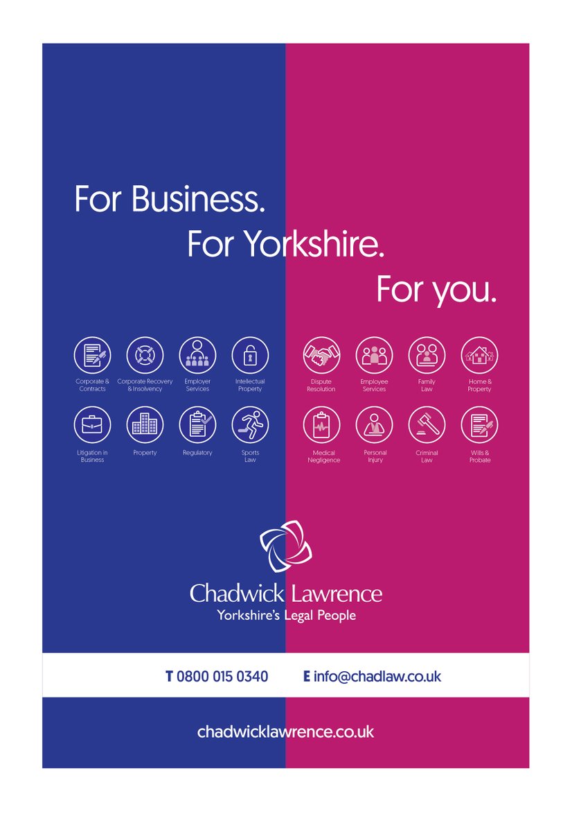 YorkshireBusin2's tweet photo. Looking for a Yorkshire law firm, we can highly recommend our partners @YorkshireLegal https://t.co/v0hLoxY6R5