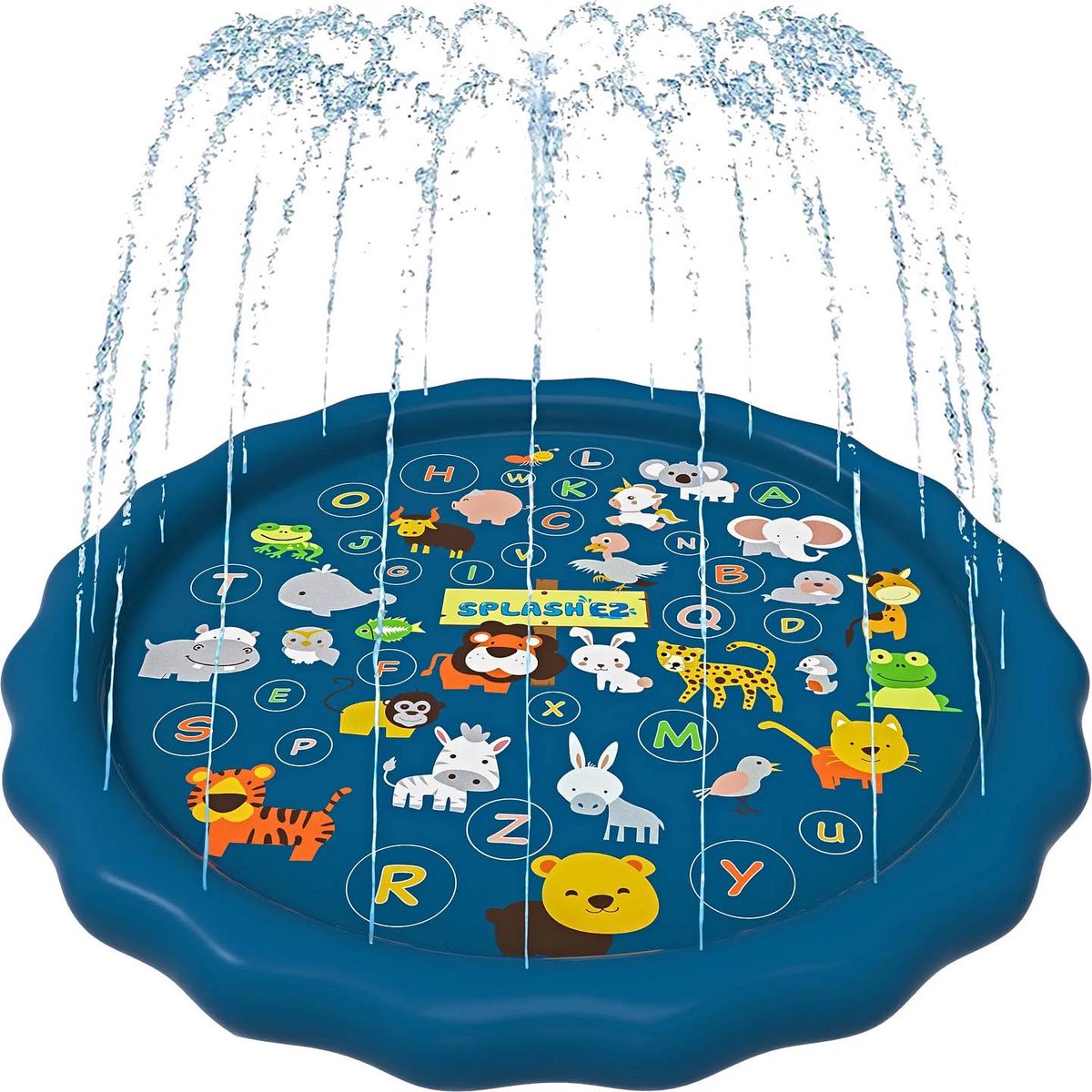 Mommyfluent's tweet photo. MAKE LEARNING A BLAST 💦☀️ Splash Pad Baby Pool &amp; Sprinkler! 

SplashEZ’s educational water splash pad! This innovative pool has a learning mat for a base, so your little one soaks up some knowledge during play!

available 6/17 at https://t.co/xMAEAJzzcR

#toystore https://t.co/0ijTPt6ZEQ