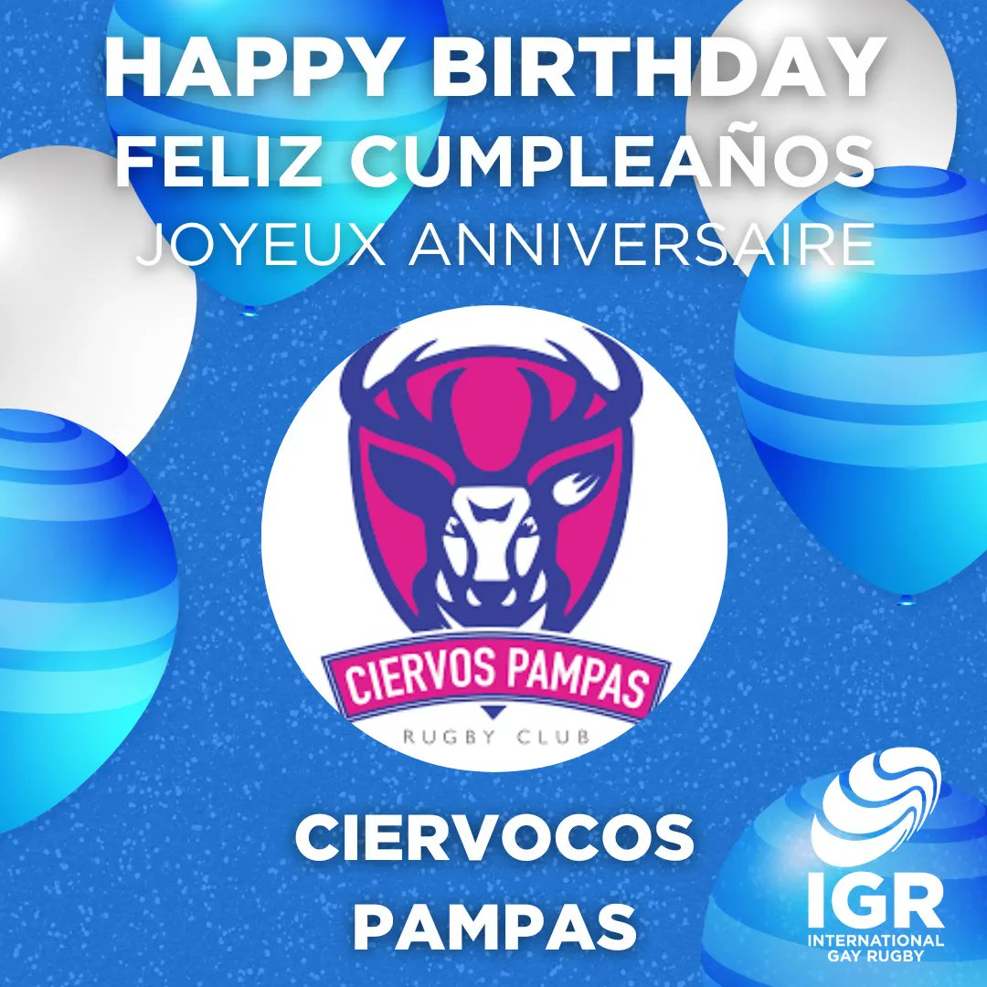 Happy 10th Birthday to <a href="/CiervosPampas/">Ciervos Pampas RC</a> ! 🎉🎂
#igrugby #rugbyforall