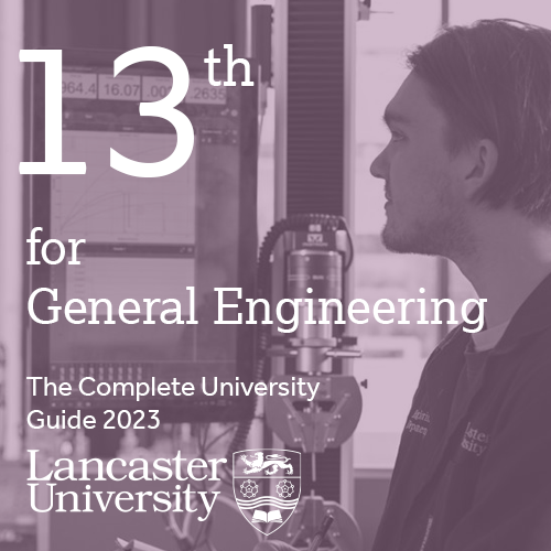 LancsUniEng's tweet photo. We are ranked 11th, 13th, and 16th for Electrical, General, and Chemical Engineering respectively by the @compuniguide #CompleteUniversityGuide #CUG2023 #Leaguetables https://t.co/U9n4Xixf0L