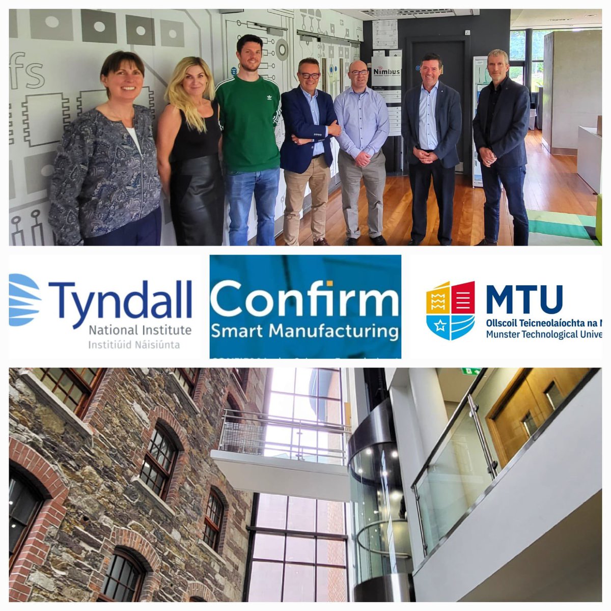 The CONFRM team had a great visit with our research partners at the <a href="/TyndallInstitut/">Tyndall Institute</a> and <a href="/MTU_ie/">Munster Technological University</a> to see their excellent facilities and hear about their ongoing #research work and #industry collaboration