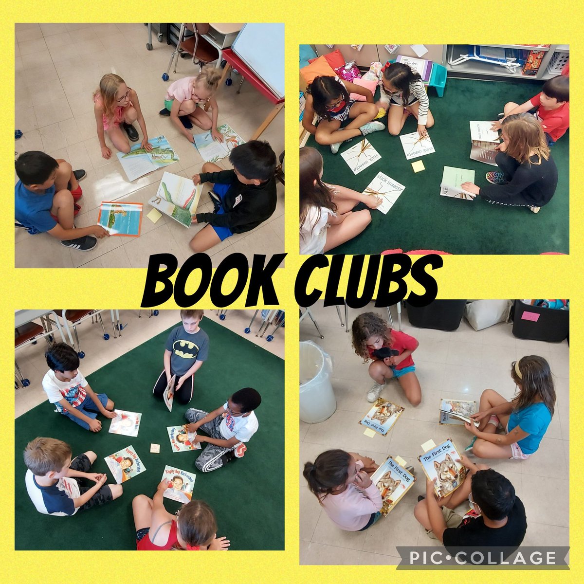 mgerlach2's tweet photo. The All Stars are finishing the year with Book Clubs! We are ready for third grade! #frsd @CopperHillES #bookclubs #readyforthirdgrade https://t.co/ox7ln6QIEL