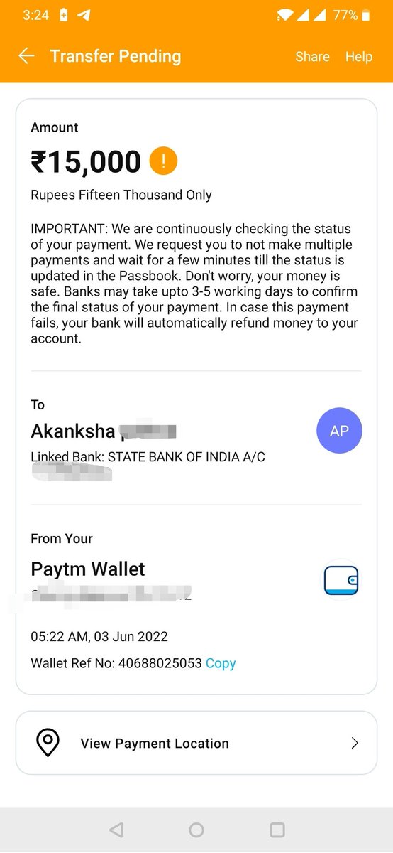 kathyaks's tweet photo. @PaytmBank Although I've shared it multiple times via DM and through tweets, I'll do it once again in the hope that the issue will be resolved https://t.co/EUBHm2UpTh