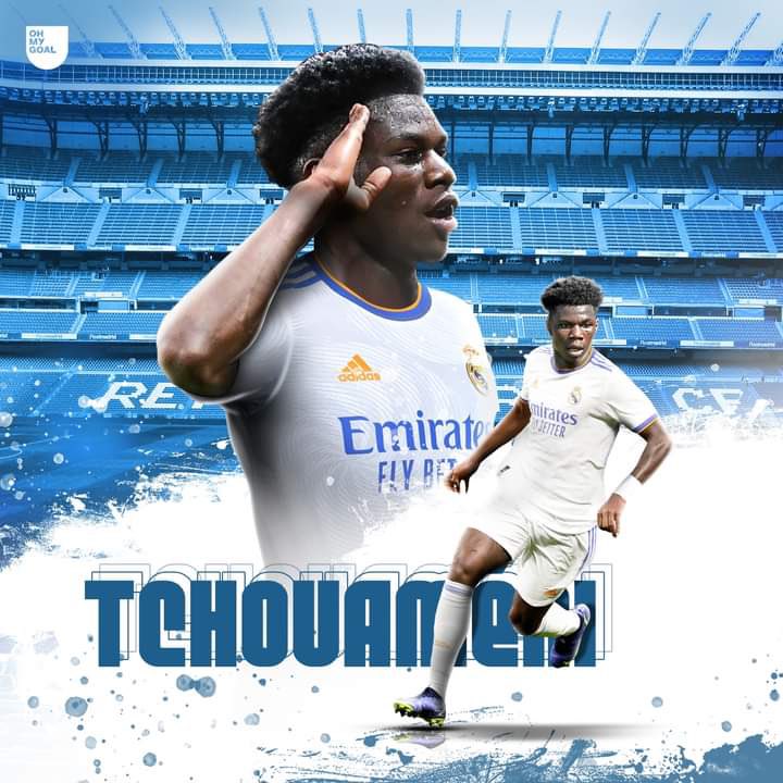 martinmimb's tweet photo. Un camerounais digne fils du Haut-Nkam, du nom évocateur de @atchouameni , a été présenté ce jour à #santiagobernabeu celui qui ne voit pas le 🇨🇲🇨🇲🇨🇲 c’est son problème !😂😂😂 après @SamuelEtoo et #Njitap le drapeau tricolore devenu 🇫🇷 sans étoile😂, flotte au @realmadrid 😎 https://t.co/OIl6Eezri6