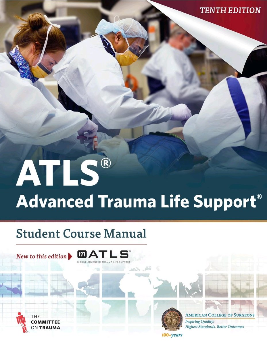 DoctoraPadawan's tweet photo. 🌟ATLS🌟
🧵 Datos importantes que debo recordar para el #ENARM https://t.co/kWeejxSepE