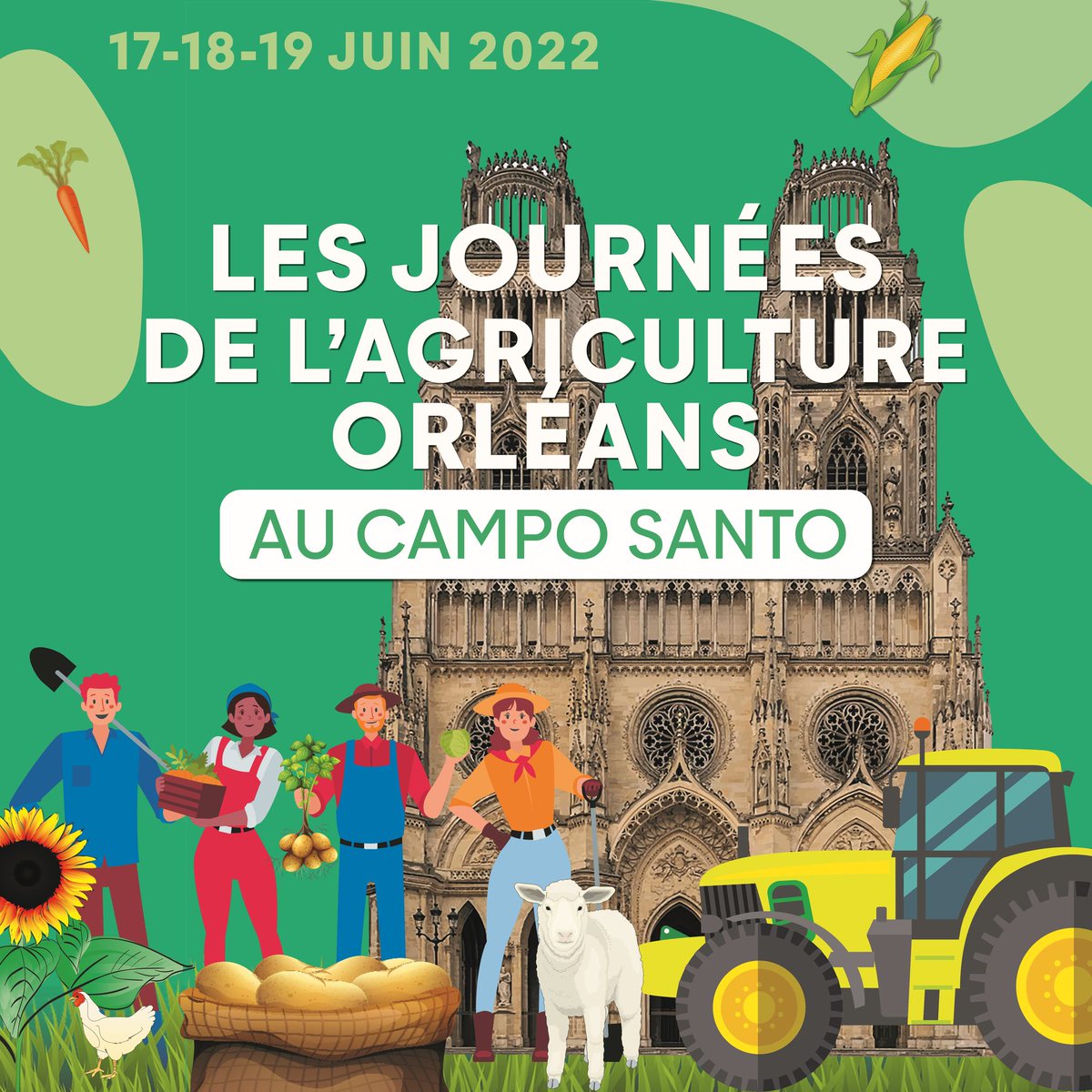 #JNA Journées de l'Agriculture ce week-end au CAMPO SANTO d'#Orleans ! #GRDF et la filière agricole vous font découvrir comment produire du #GazVert en valorisant les déchets organiques Nombreuses animations sur le stand GRDF dont fabrication de smoothies. Venez vous rafraîchir !
