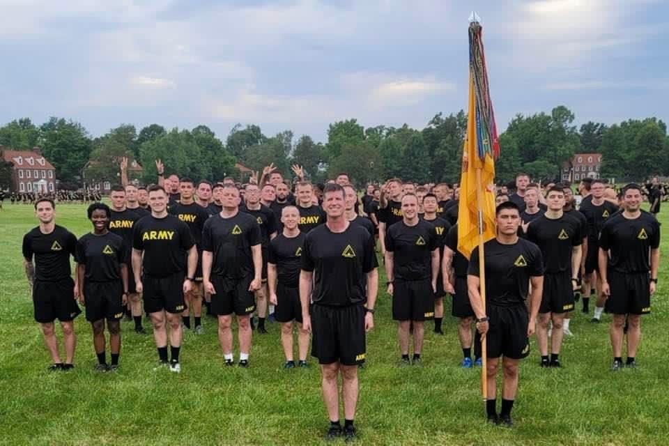 Happy Birthday Army from TF Patriot! Great run today at Fort Knox #CST