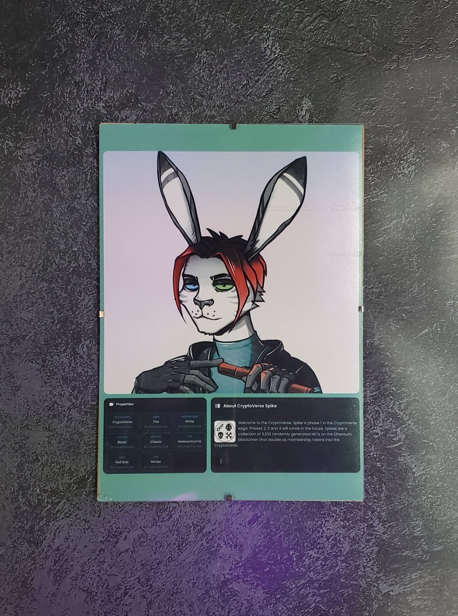 NFTGalleryDubai's tweet photo. This beautiful NFT is from  @CryptoVersehome collection. It is now part of future exhibition in @ACCNFTOfficial Art Gallery in Dubai! ♥️
This one was picked up by our curator @InIwwonWeTrust and now in small @ArtCatsNFT gallery
 
Congrats! #NFTGallery #ArtCats https://t.co/Fb9MGKudhm