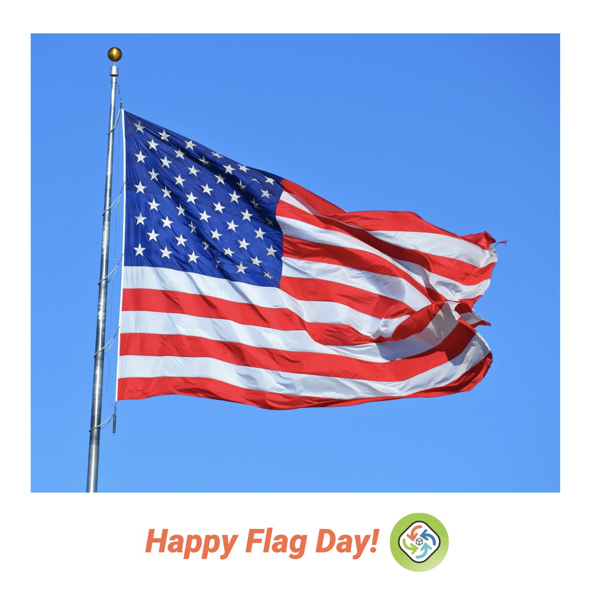 SpareToShare's tweet photo. Happy Flag Day! Today, we commemorate the adoption of the flag of the United States on June 14, 1777. 🇺🇸

Fun Fact: The first US flag had 13 stars on it!

#sparetoshare #communication #chicago #share #collaborate #connect #communicate #internetcompany #flagday #flagday🇺🇸 https://t.co/RmKgL531qX