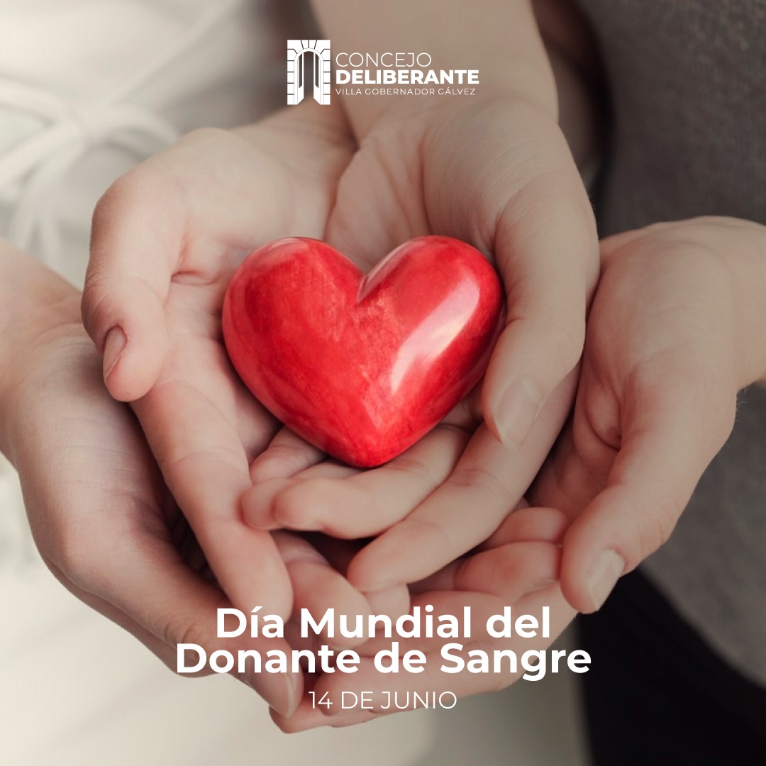 La <a href="/opsoms/">OPS/OMS</a> eligió el 𝟭𝟰 𝗱𝗲 𝗝𝘂𝗻𝗶𝗼 como fecha para promover el acceso universal a #sangre segura, concientizando en pos de la #donacionvoluntaria y no remunerada.
Hoy reconocemos y agradecemos a los millones de personas que, al #DonarSangreSalvaVidas
#concejovgg #VGG