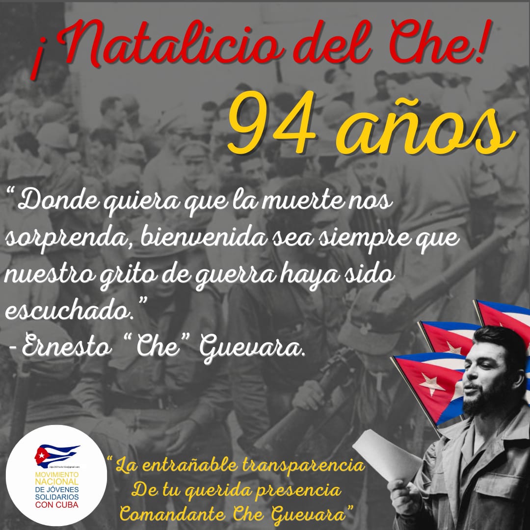 MaraMndez1's tweet photo. Maestro, camarada y amigo, nos enseñaste a amar la vida, a luchar por ella y a no temer la muerte si nuestra lucha es revolucionaria, de Corazón y sincera #CheVive #MaceoYCheViven #SomosCuba #SomosContinuidad #SeremosComoElChe #PatriaOMuerteVenceremos https://t.co/WOMuxnlOMX