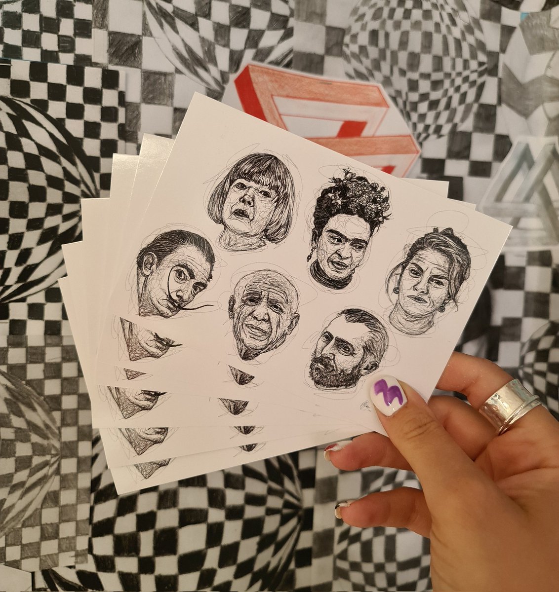 Some beautiful artwork, great effort, and fantastic teamwork shown in Art today which meant all of these new Art postcards were written and handed to students to celebrate their hard work! 
Keep it up everyone and keep the amazing artwork coming 👏🏼✏️