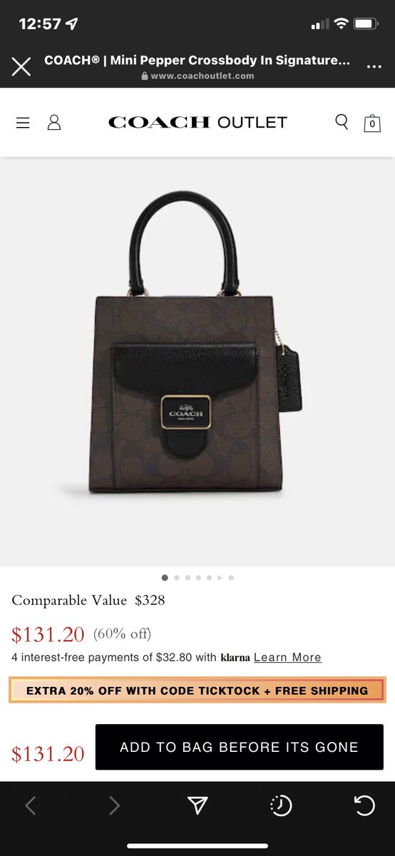 PartyWithPortia's tweet photo. I want this purse, I love a good sale! 
🫶🏾🤎 https://t.co/4VrlqhIzI2