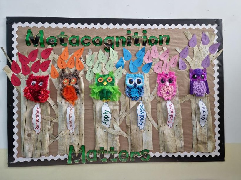 TurtlesTalented's tweet photo. Metacognition Matters.😀  We are so excited to launch our new initiative in Bryn Awel. Through our metacognition approach, pupils will learn about their own thought processes using the Bloom's Taxonomy model. @MrsEJPincott @SharonPascoe123 @bawelps https://t.co/qwXnkUoF8x