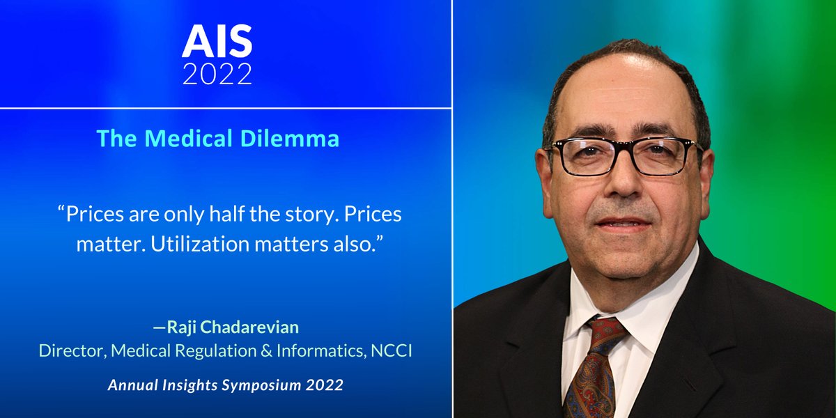 NCCI's tweet photo. Insights from NCCI's @RajiChadarevian during #ncciAIS. View the full presentation, "The Medical Dilemma", featuring NCCI Practice Leader and Sr. Actuary Sean Cooper (@SeanCooper00) @ https://t.co/rfdBUPOFM9 #workerscomp https://t.co/Lj2OFiGKgU