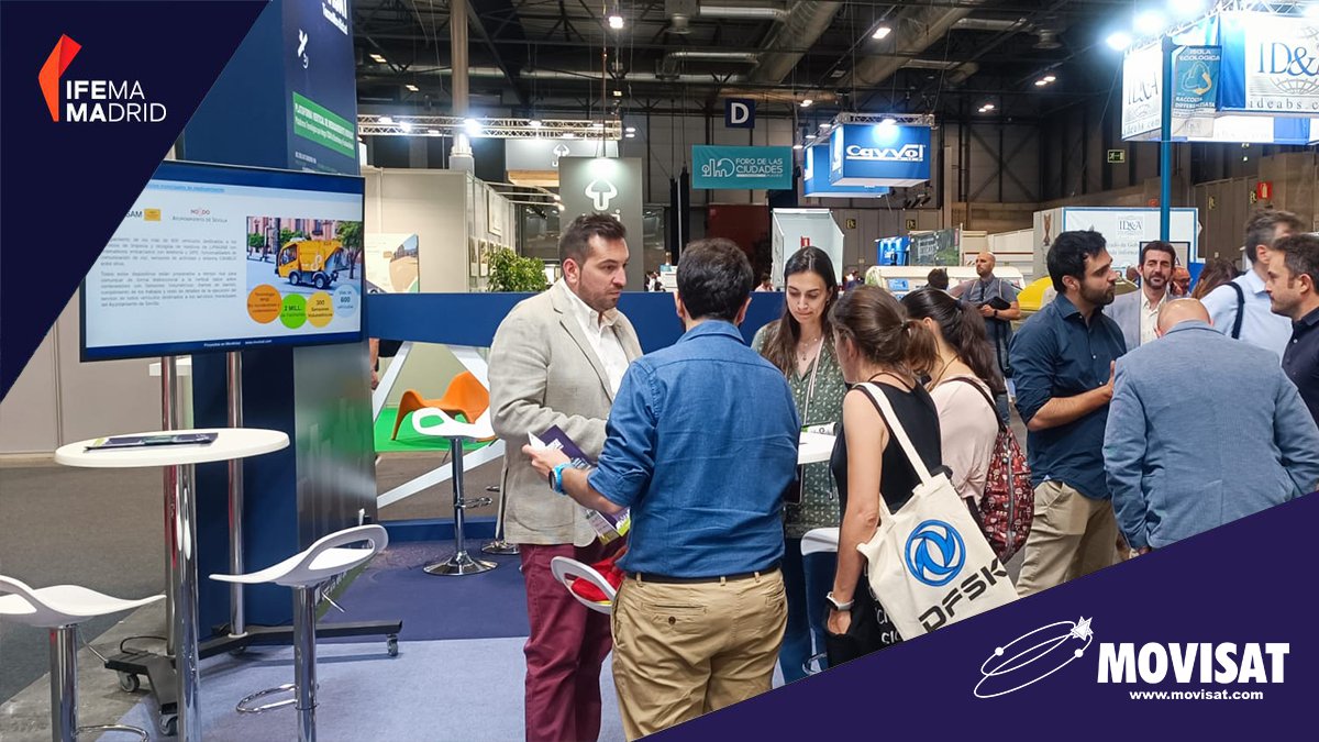 MOVISAT_es's tweet image. Nuestro equipo de expertos está a tu servicio.
Visítanos en nuestro Stand 8D13 en #TECMA2022 si quieres conocer, de primera mano, cómo funcionan nuestras soluciones tecnológicas.

#EcoSAT #SmartCity  #tecnología #MovilidadSostenible #Agenda2030