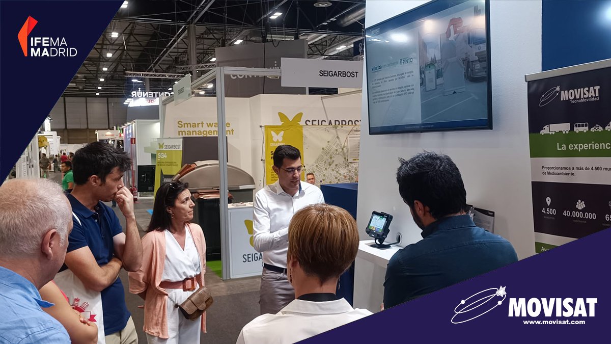 MOVISAT_es's tweet image. Nuestro equipo de expertos está a tu servicio.
Visítanos en nuestro Stand 8D13 en #TECMA2022 si quieres conocer, de primera mano, cómo funcionan nuestras soluciones tecnológicas.

#EcoSAT #SmartCity  #tecnología #MovilidadSostenible #Agenda2030