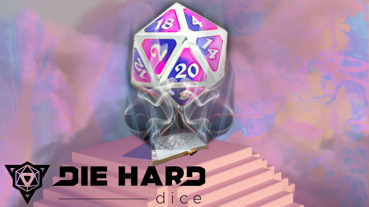 NVNGpodcast's tweet photo. #ad We are proud to introduce this month's #dice from @dieharddice which is the D20 Spellbinder Fae Queen. So go out there, roll a nat 20 and SLAY QUEENS ✨️ 

Use promo code SpicyNVNG for 10% off your purchases 
#d20 #DnD #ttrpgcommunity https://t.co/0lWq6YXCg7