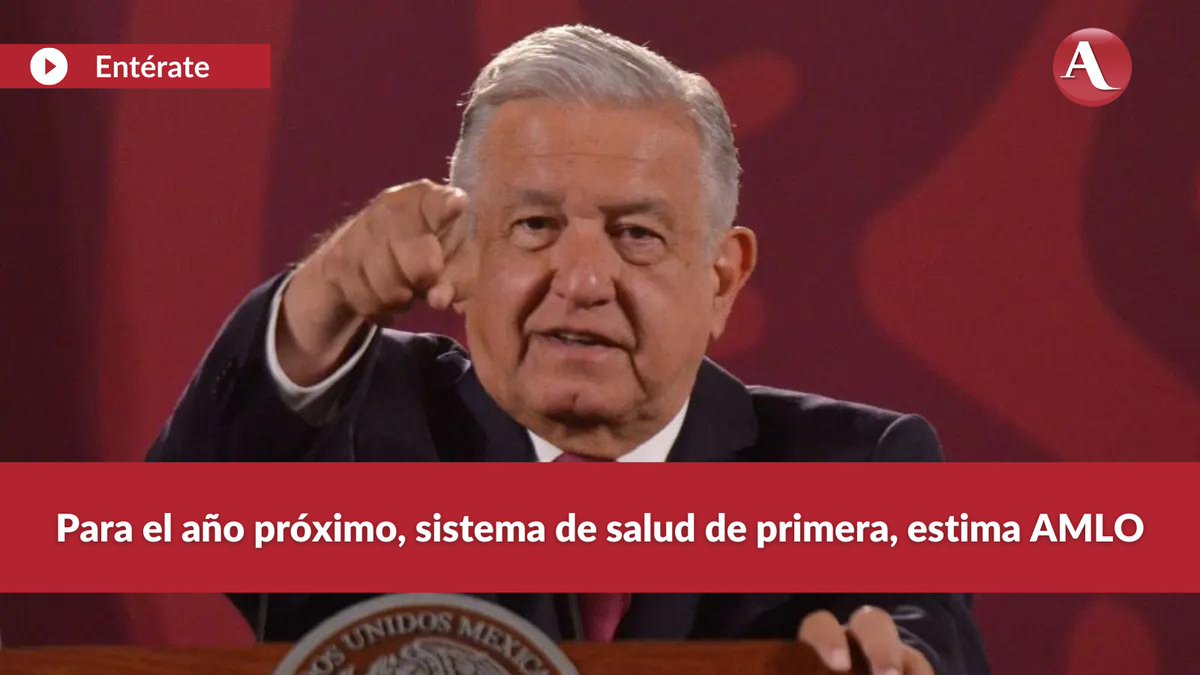 AristeguiOnline's tweet photo. #Entérate | Para el año próximo, sistema de salud de primera, estima AMLO
👉  https://t.co/9pWFNHRyTI https://t.co/wHfR0KHymo