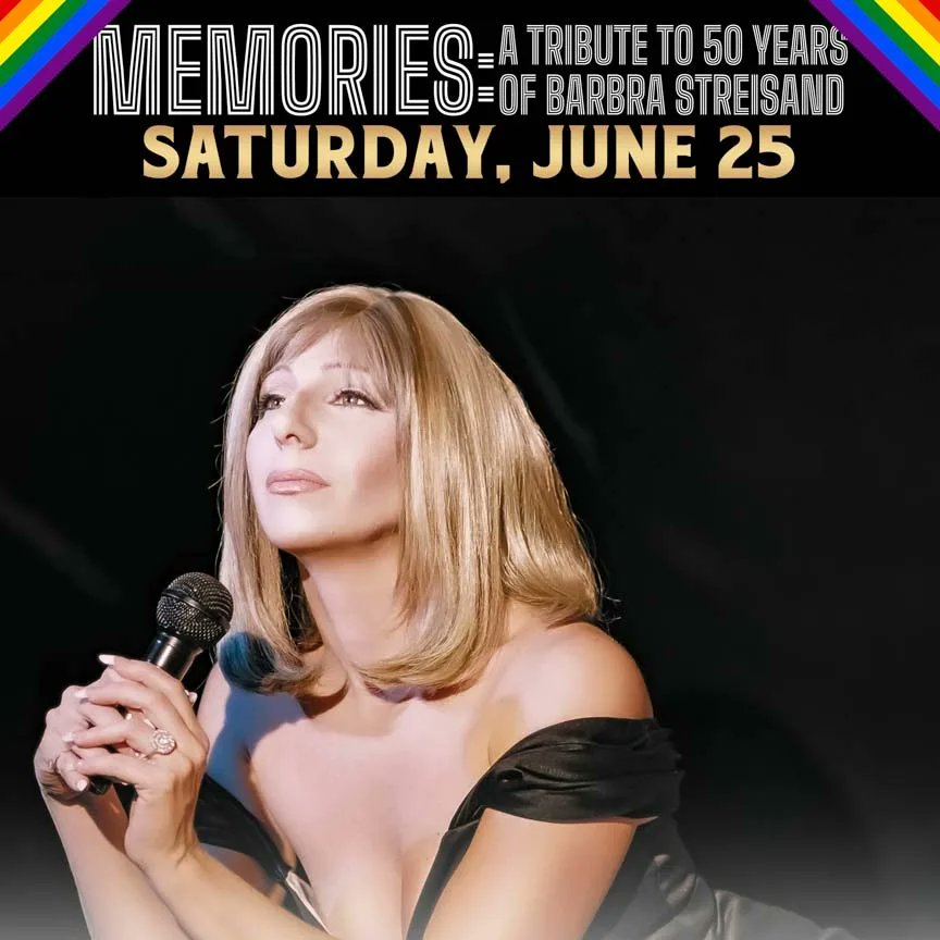 Looking forward to this awesome #tribute concert to <a href="/BarbraStreisand/">Barbra Streisand</a> #sharewithpride #Ally #Pride2022