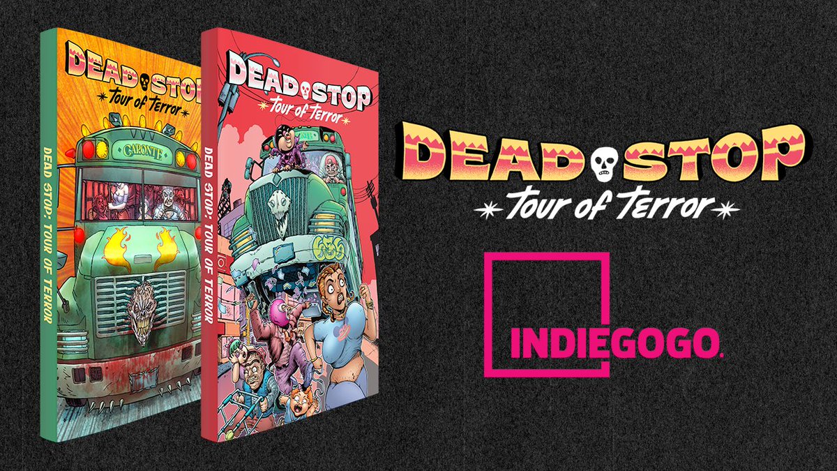 656comics's tweet photo. Dead Stop: Tour of Terror! Seven incredible tales of border horror! 100+ pages of legends, monsters, and madmen! It's Tales from the Crypt with the 656 flavor.
BACK IT TODAY!

https://t.co/49LITAQPwX

#mexcelsior #borderhorror https://t.co/o2xXanzHqS