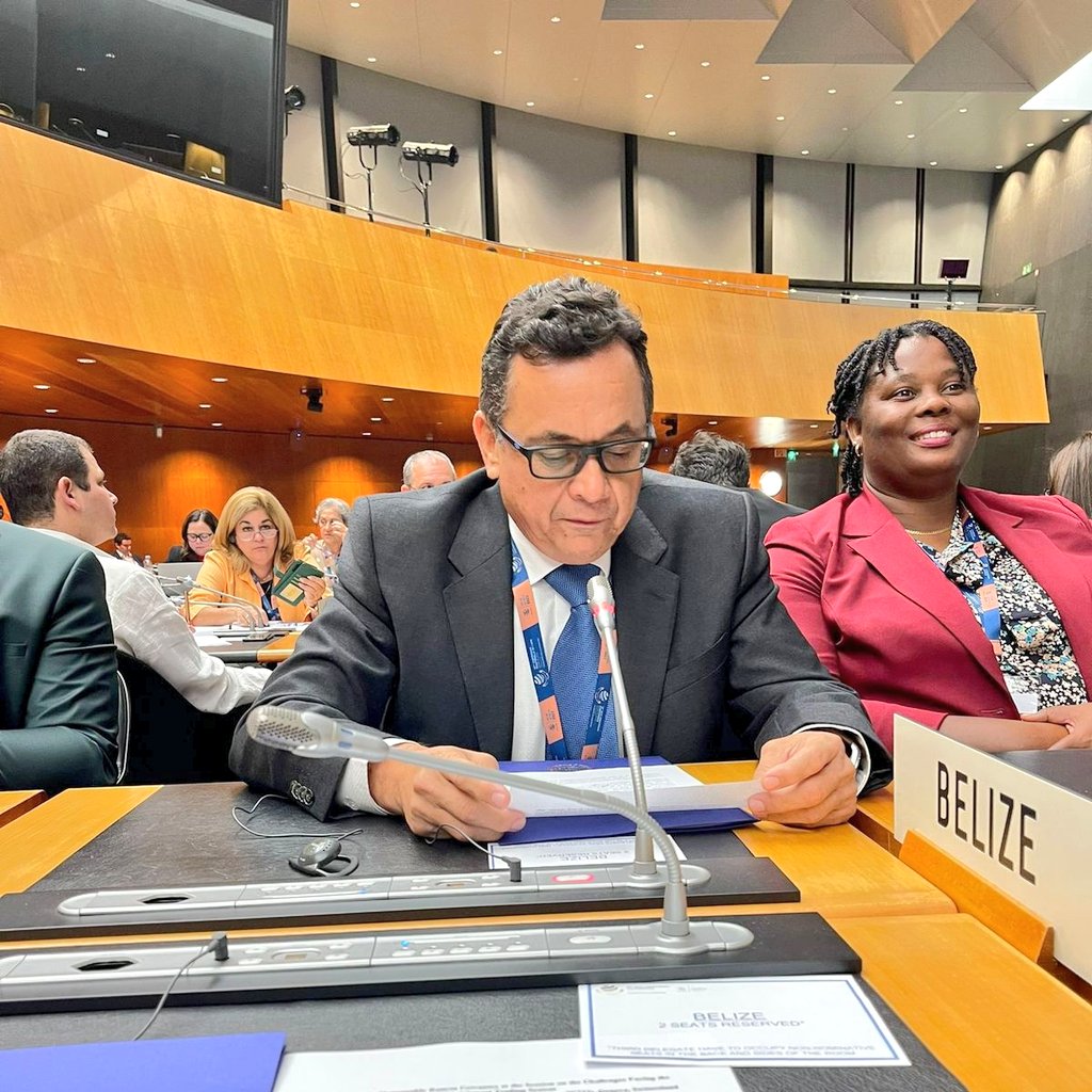 MFABelize's tweet image. Minister of State MFAFTI, Ramon Cervantes attended the #MC12 in Geneva and called for a #WTOreform that is inclusive and transparent with a clear linkage between trade rules and development. #RulesBasedTrade @wto