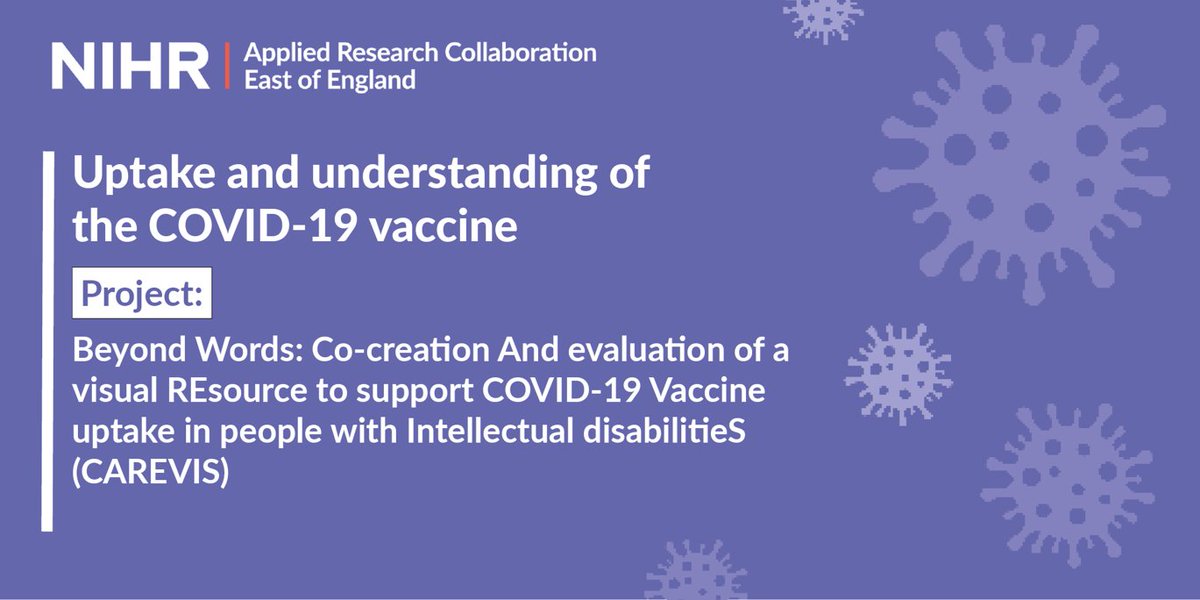ARC_EoE's tweet photo. 📣 This month catch up on our #COVID19 projects making a difference, in the #ARCC19Impacts series! Starting with the CAREVIS project @UniofHerts to improve uptake and understanding of the vaccine for people with #LearningDisabilities:
Read the blog here: ➡️https://t.co/OXVHQoCpPS https://t.co/8suAJA7RpU