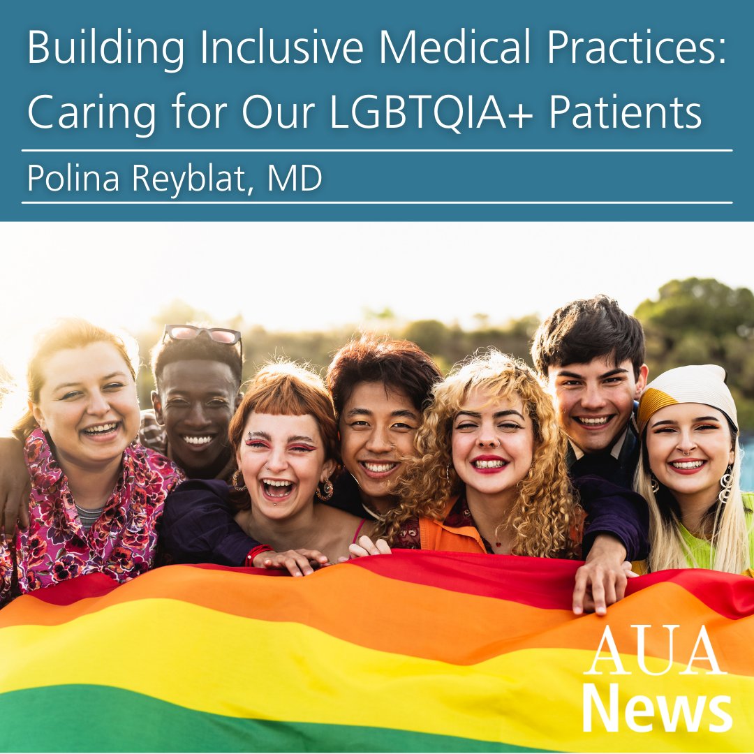 Amer. Urol. Assn. (@amerurological) on Twitter photo "Our urological community has the ability & responsibility to address the disparity in the care received by our LGBTQIA+ patients. We can address this by building inclusive practices in our own communities." - <a href="/PReyblat/">Polina Reyblat</a> #Urology
#AUANewsđź”— bit.ly/3aV0S7k #PrideMonth "Our urological community has the ability & responsibility to address the disparity in the care received by our LGBTQIA+ patients. We can address this by building inclusive practices in our own communities." - <a href="/PReyblat/">Polina Reyblat</a> #Urology
#AUANewsđź”— bit.ly/3aV0S7k #PrideMonth