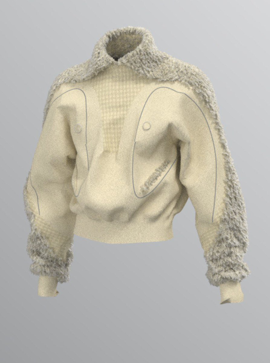 Nipple pierced jacket concept 🫧 #NFTProject #NFTartist #NFTcollections #nftart #3dclo #NftColllectors