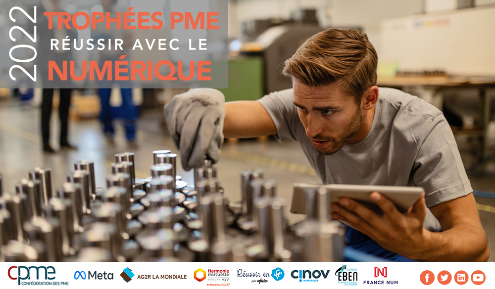 CPMEnationale's tweet photo. Chefs d'entreprise, plus que 6 jours pour candidater aux Trophées #PMENumérique2022 et remporter la somme de 7 000€ ! 🏆 

Prenez 15 minutes pour renseigner votre dossier de candidature et nous le renvoyer avant le 19 juin minuit 
➡️ https://t.co/A6jKXWhjUZ https://t.co/SSd7HryDd2
