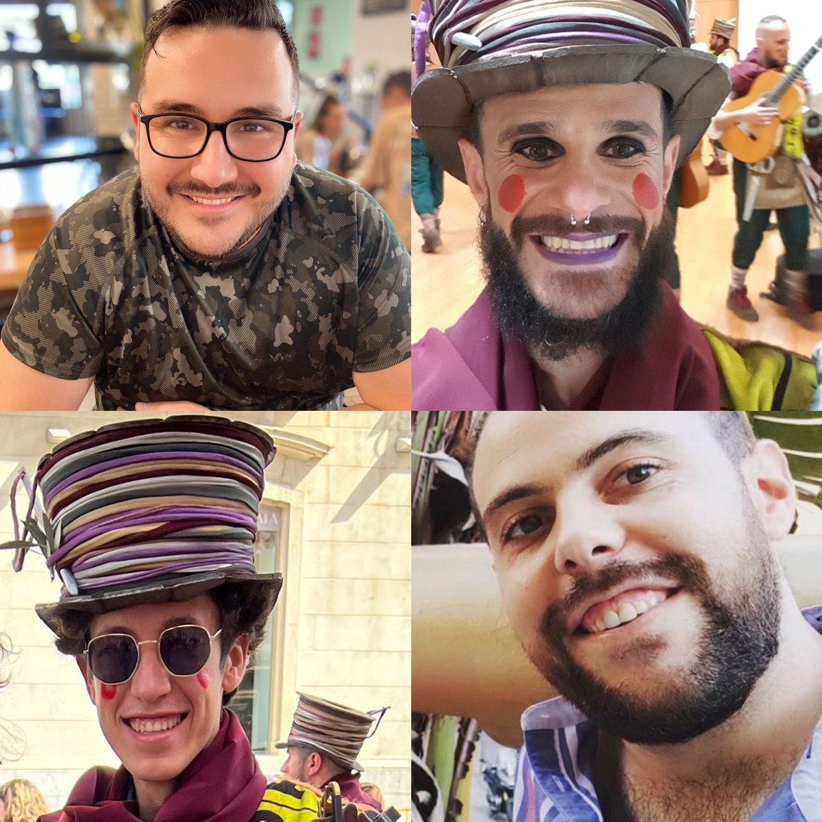 ComparsaHnosGtz's tweet photo. En la noche de ayer tuvimos la reunión en la cuál confirmamos quien sigue en la agrupación  y quién no va a seguir de cara al próximo carnaval. En este sentido causarán baja en la comparsa: Tono, Víctor, David y Álvaro. ¡GRACIAS!.
#ComparsaHermanosGutierrez 🎭 💜 https://t.co/cWDrKQZ7dz
