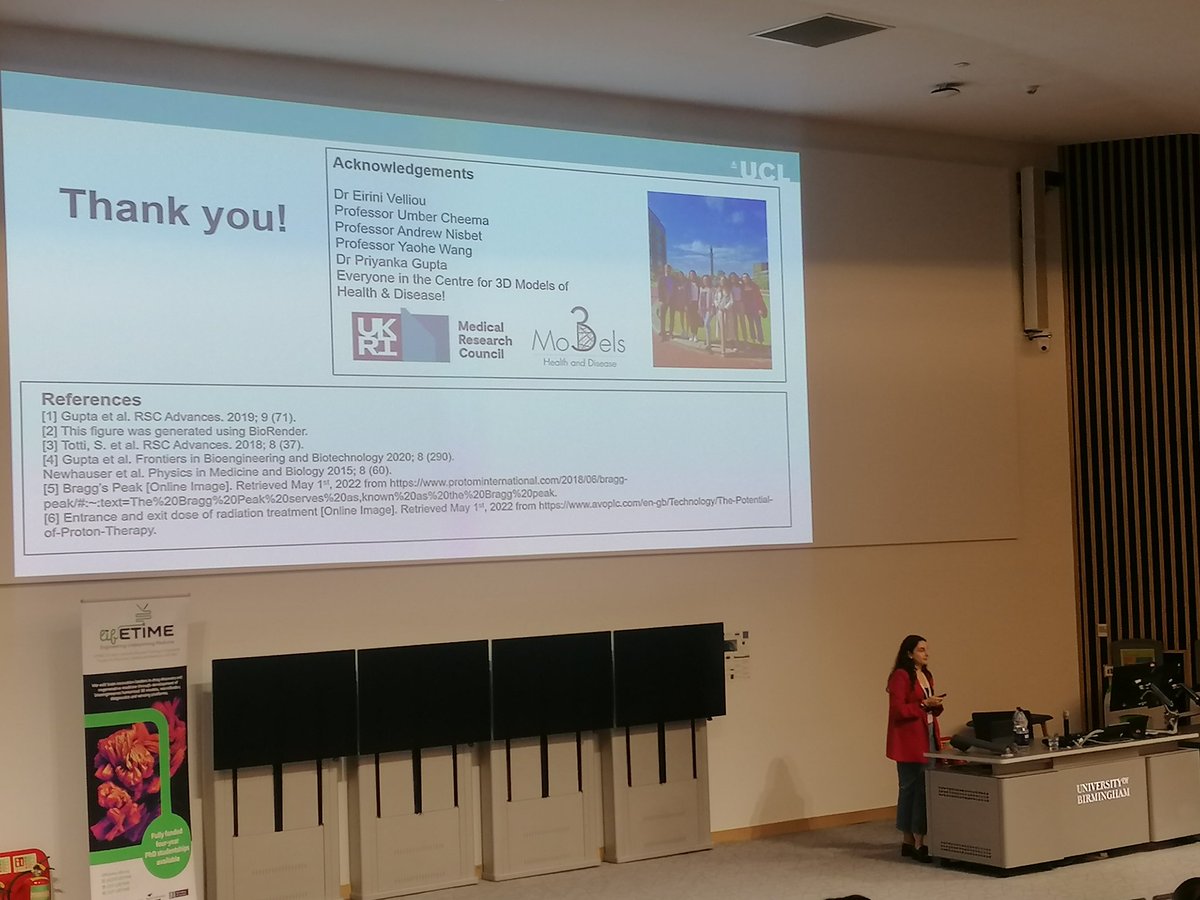 Well done <a href="/anniekataki/">Annie Kataki</a> for her very interesting poster flash presentation on pancreatic cancer models at <a href="/CDTJointConf/">TCES // Joint CDT Conference 2024</a>!