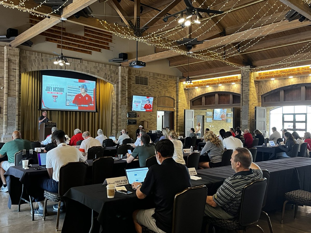 joinNLWA's tweet photo. “What you do is so important because it 𝔹𝕣𝕚𝕕𝕘𝕖𝕤 𝕥𝕙𝕖 𝔾𝕒𝕡 between current and former athletes” Joey McGuire, Head Football Coach at Texas Tech https://t.co/zkKeHunOw7