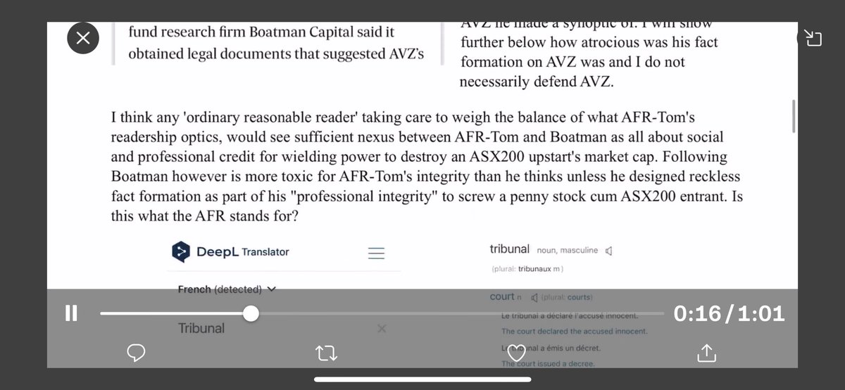 emil_jens's tweet photo. Well documented by @SaneGeist on #AFRtom $AVZ #Boatman #article “said, claimed &amp; ?”👇

IMO 💯 not a balanced artcl &amp; evident @tommyr345 is acting more like “agent” &amp; sensational 📰 being 1st 2 print #ASX200 w/little or any DD nor ?📞AVZ for ✍️ 🛑 Very unprofessional indeed IMO https://t.co/BUpesgXF7c
