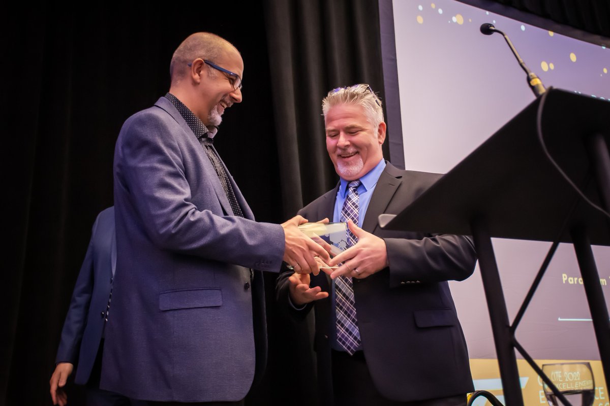 itecanada's tweet photo. Congratulations Gene Chartier, recipient of the 🏆 2022 H. Robert Burton Distinguished Service Award, CITE’s most prestigious honour! Thank you Gene for your many contributions to CITE, @ITEhq and the #transportation profession! #CITEawards https://t.co/w0m0t9DPr9