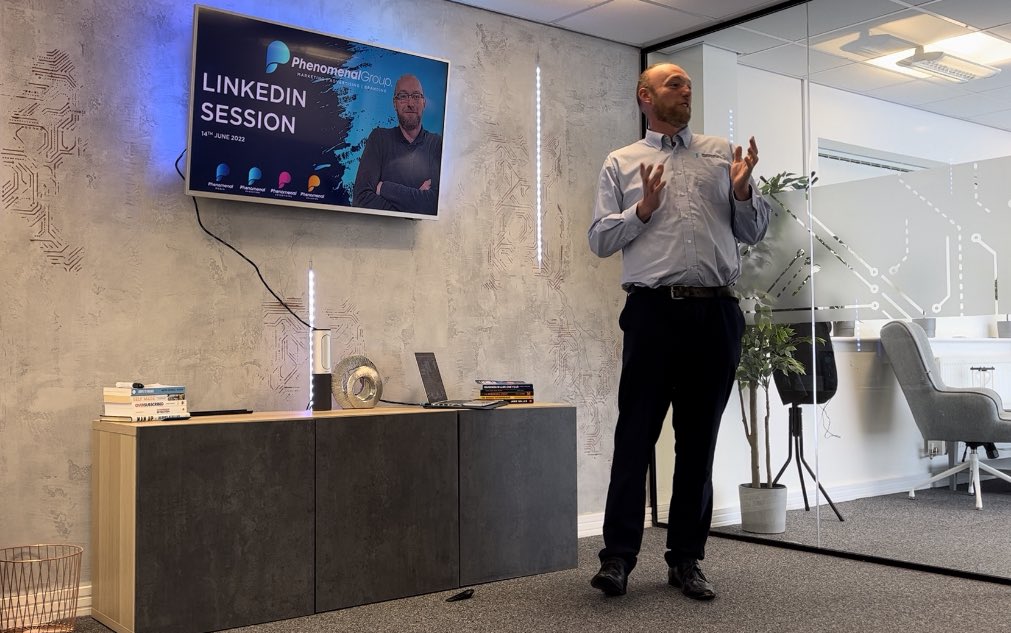 We were at Teqex in Rochdale today delivering a LinkedIn Staff Training Session. 

#SocialMedia #SocialMediaTraining #SocialTraining #StaffTraining #linkedin