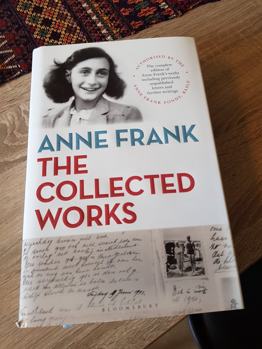 LaurieCft's tweet photo. ♥️
#mycopy #diaryannefrank #firstprint1947 #75yearsrelevant https://t.co/SVqYqHv0HW