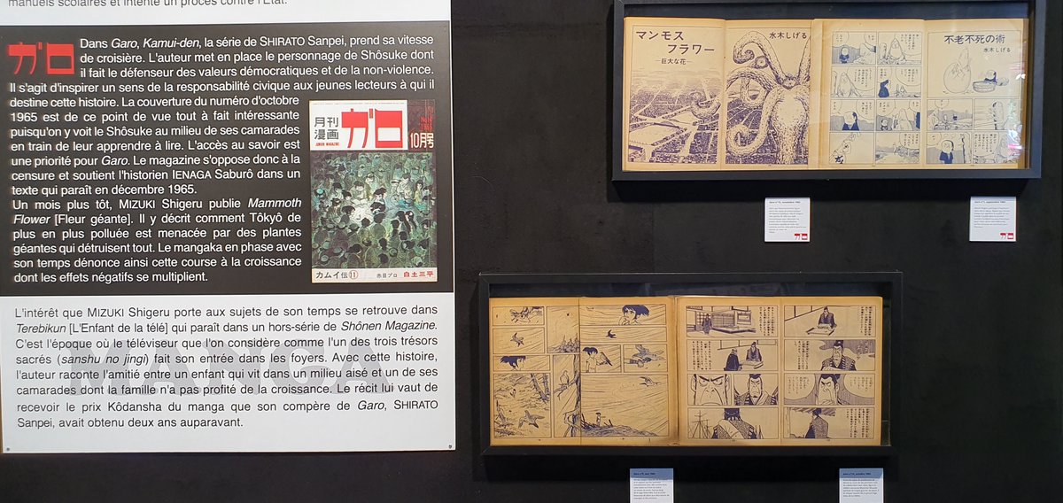 mcjp_officiel's tweet photo. #Manga Notre #Expo #Garo vient d'ouvrir ses portes aujourd'hui. L'occasion rare d'apprécier la richesse et l'inventivité graphique inouïe permise par ce mensuel grâce à des documents originaux.
👀A découvrir en entrée libre jusqu'au 30 juillet  
https://t.co/CUGYI3Wr8o https://t.co/epVcxoH5Vr
