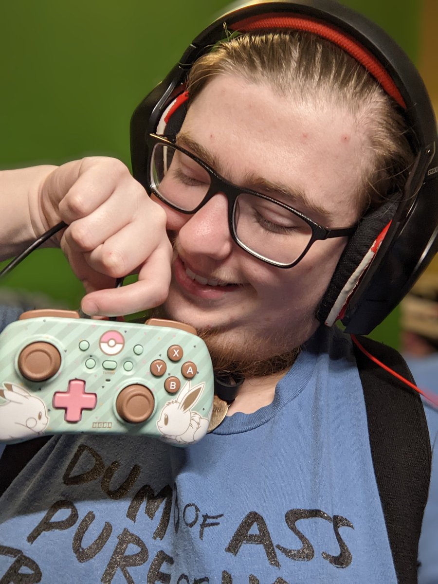 WingerB17's tweet photo. Did I ever take a proper photo of my new controller? It's so cute and has mint chocolate chip colors!
https://t.co/eztyj9ihmM
#pride2022π³οΈβππ³οΈββ§οΈ
#TetrisEffectConnected
#LGBTQIAPlus
#NintendoSwitch
#ActuallyAutistic
#LiveStreaming
#twitchaffiliate
#InvisibleDisability
#SlutForCash https://t.co/9O4e5hesHM