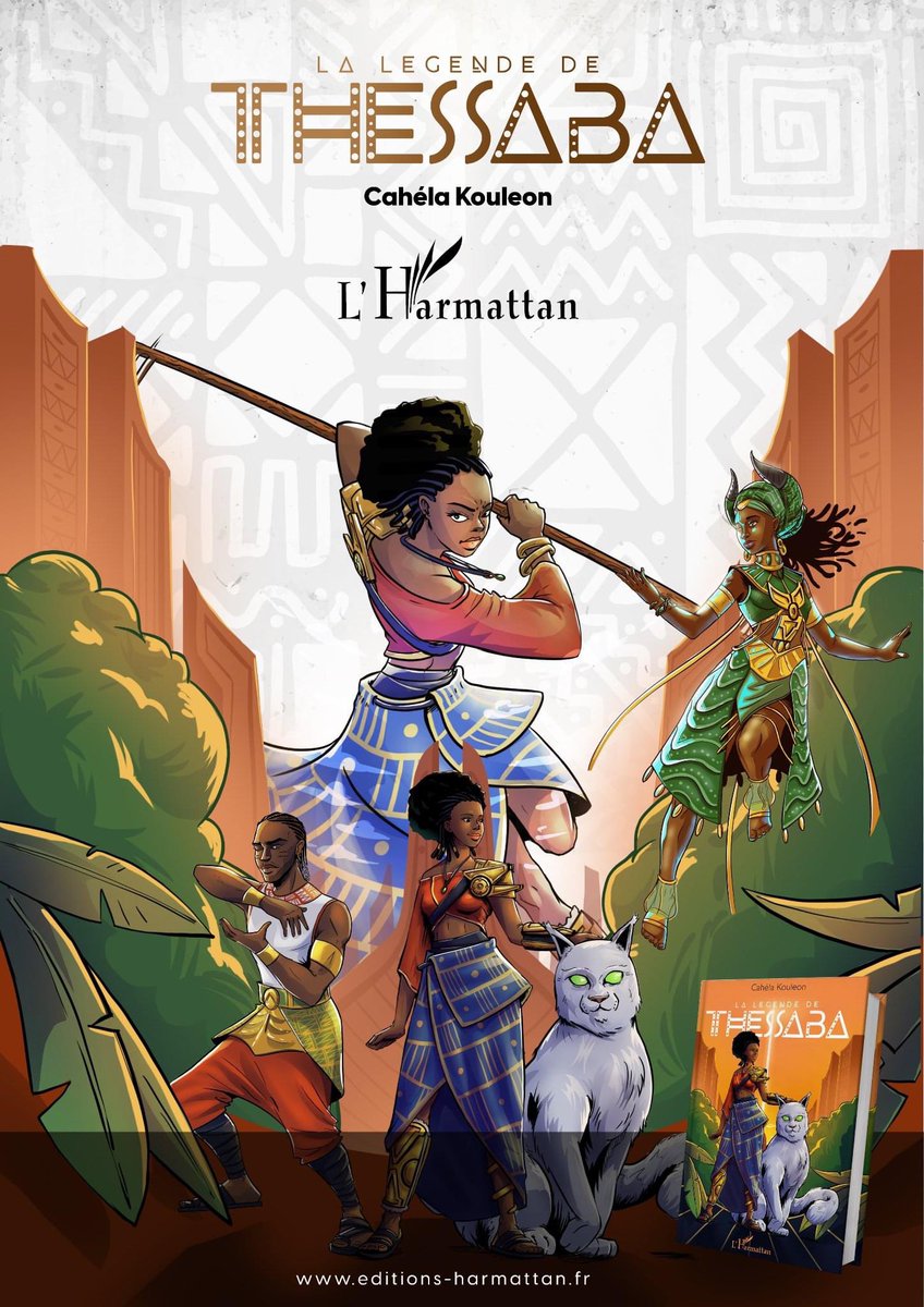 bengimbonga's tweet photo. La légende de #THESSABA aux éditions Editions l'Harmattan 

Bengi x Nervakez https://t.co/sUmviRd9Ou