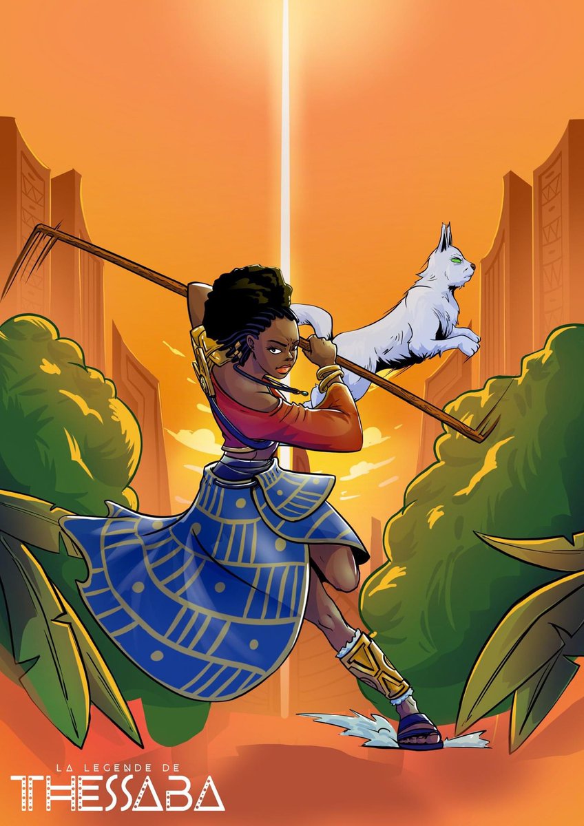 bengimbonga's tweet photo. La légende de #THESSABA aux éditions Editions l'Harmattan 

Bengi x Nervakez https://t.co/sUmviRd9Ou