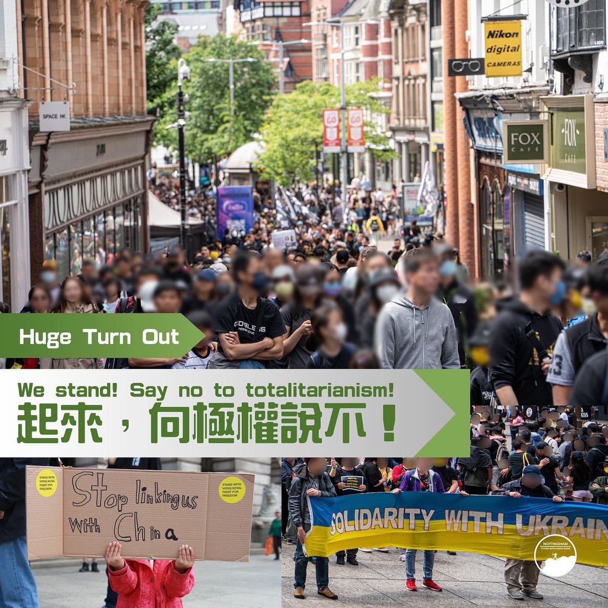 Nottingham Stands With Hong Kong tweet media