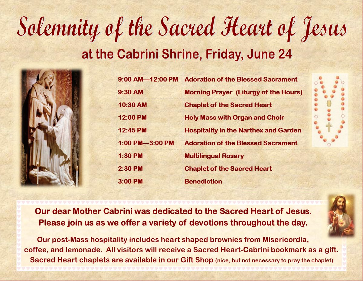 CabriniChicago's tweet photo. Hope you'll join us during the day for one or more of our devotions! 🙏 https://t.co/WwoCB1JuKc