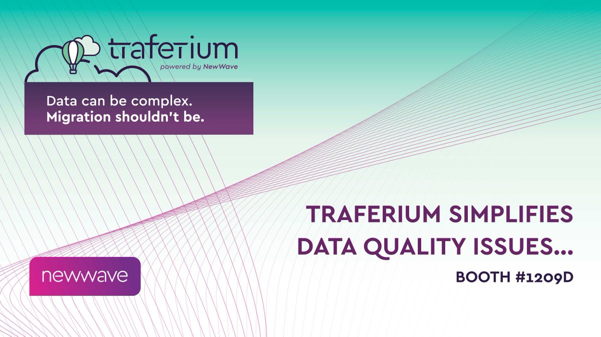 NewWave_Tech's tweet photo. Is #data quality a challenge for your organization? #Traferium simplifies #dataquality issues – with validations, using expectations.
Stop by Booth 1209D at the #SnowflakeSummit for an interactive demo!
Learn more at https://t.co/CNPsDjxoyJ https://t.co/XkVVRupNgO