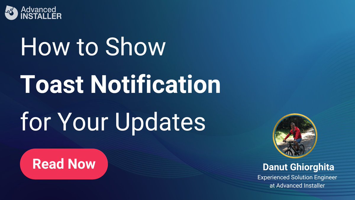 advinst's tweet photo. Why would you need toast #notifications?⤵️

It is a more direct way of notifying your customers of a new #update in your app.💪

👉To finding out more about toast notifications, check out our article on 
*How to Show #ToastNotification for Your Updates*: https://t.co/HaOetAe5xq https://t.co/miyfdIgsL5