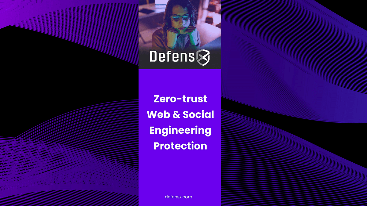 Phishing threats are one of the most potent #attackvectors.Our #whitelist approach to websites protect users from entering #passwords to unknown & risky websites & solves #phishing at the #endpoint. Visit us at #MSPEXPO,booth 864!- ow.ly/20Ik50Jx3qz

#TECHSUPERSHOW #DefensX