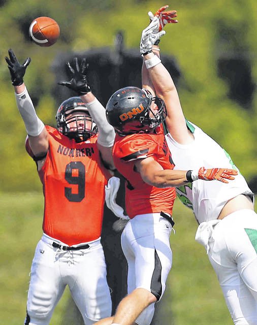 GrantCalcagno's tweet photo. After a great talk with @CoachBriggs6 I am happy to announce that I’ve received an offer from Ohio Northern University.  @OhioNorthernFB @mdwestathletics @AllenTrieu @TheD_Zone @rocfootball https://t.co/12jDbSDm1S