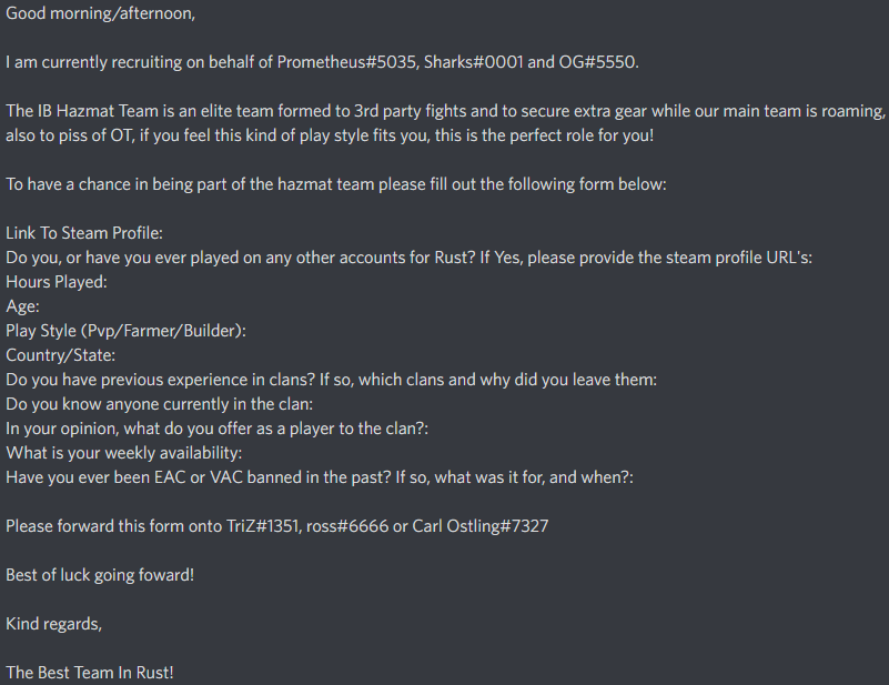 IchBinRust's tweet image. WE NEED MORE HELP TO DEFEAT THE DREADED OIL TEAM - SEND IN THE FORM AND WE WILL LOOK CLOSELY LOOK AT IT + GET PERSONALLY BACK TO YOU